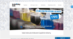Desktop Screenshot of kralovskytisk.cz