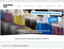 Tablet Screenshot of kralovskytisk.cz